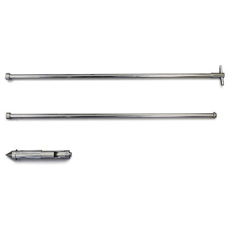 Cole-Parmer Essentials Sleeve Sampler Handle, Stainless Steel, 1000 mm Length 0628616